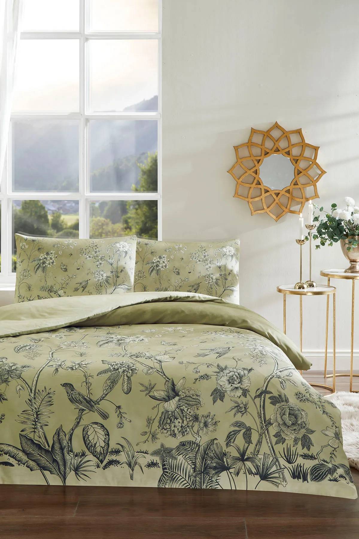 Özdilek Antique Garden Tek Kişilik Soft Life Saten Nevresim Takımı