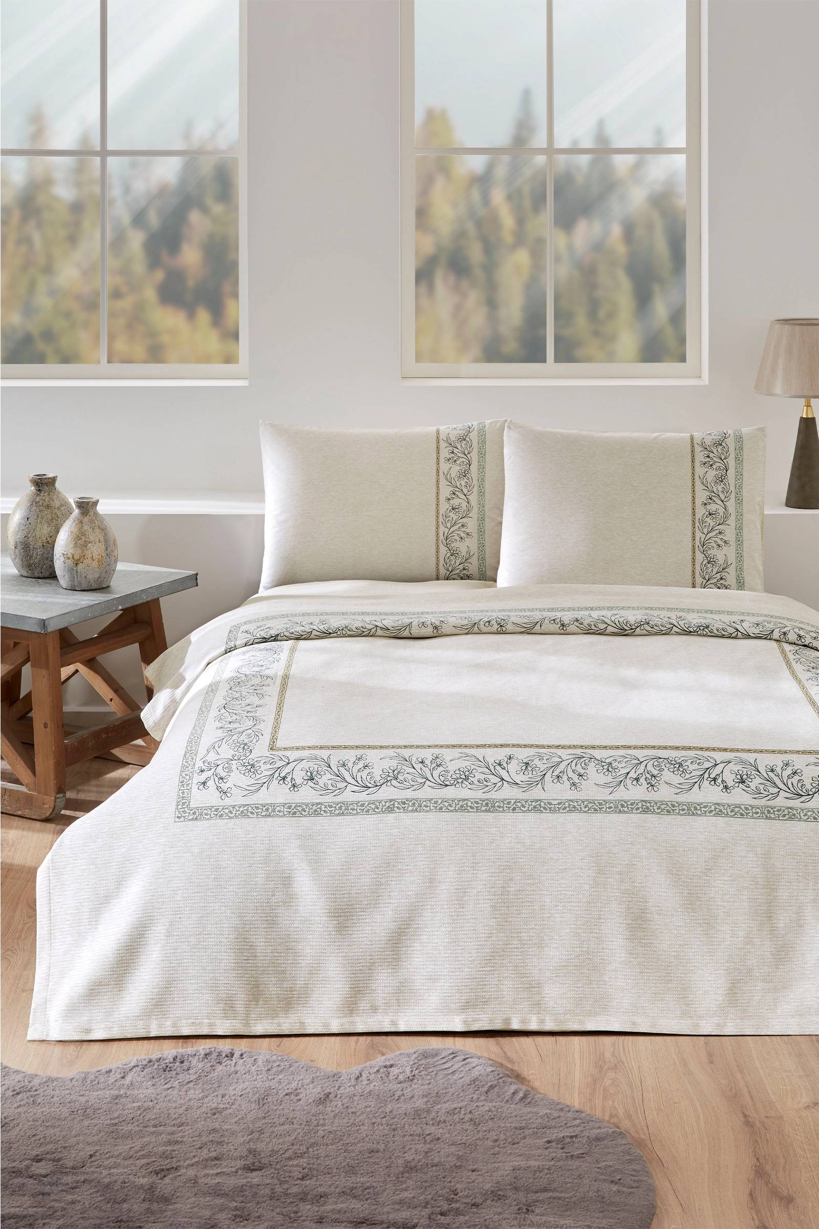 Özdilek Bordado Çift Kişilik Pike Takımı