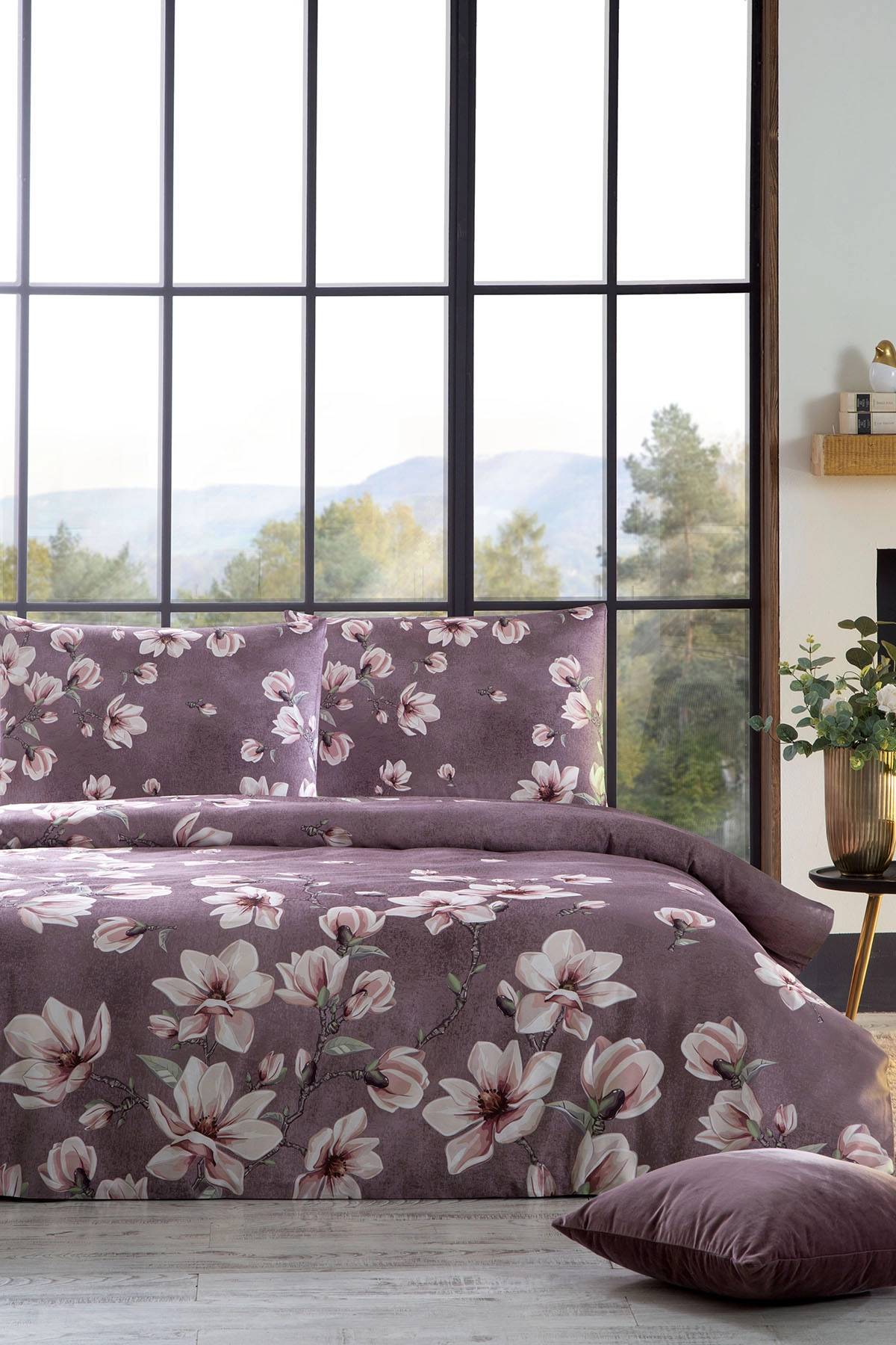 Özdilek Magnolia Tek Kişilik Soft Life Saten Nevresim Takımı