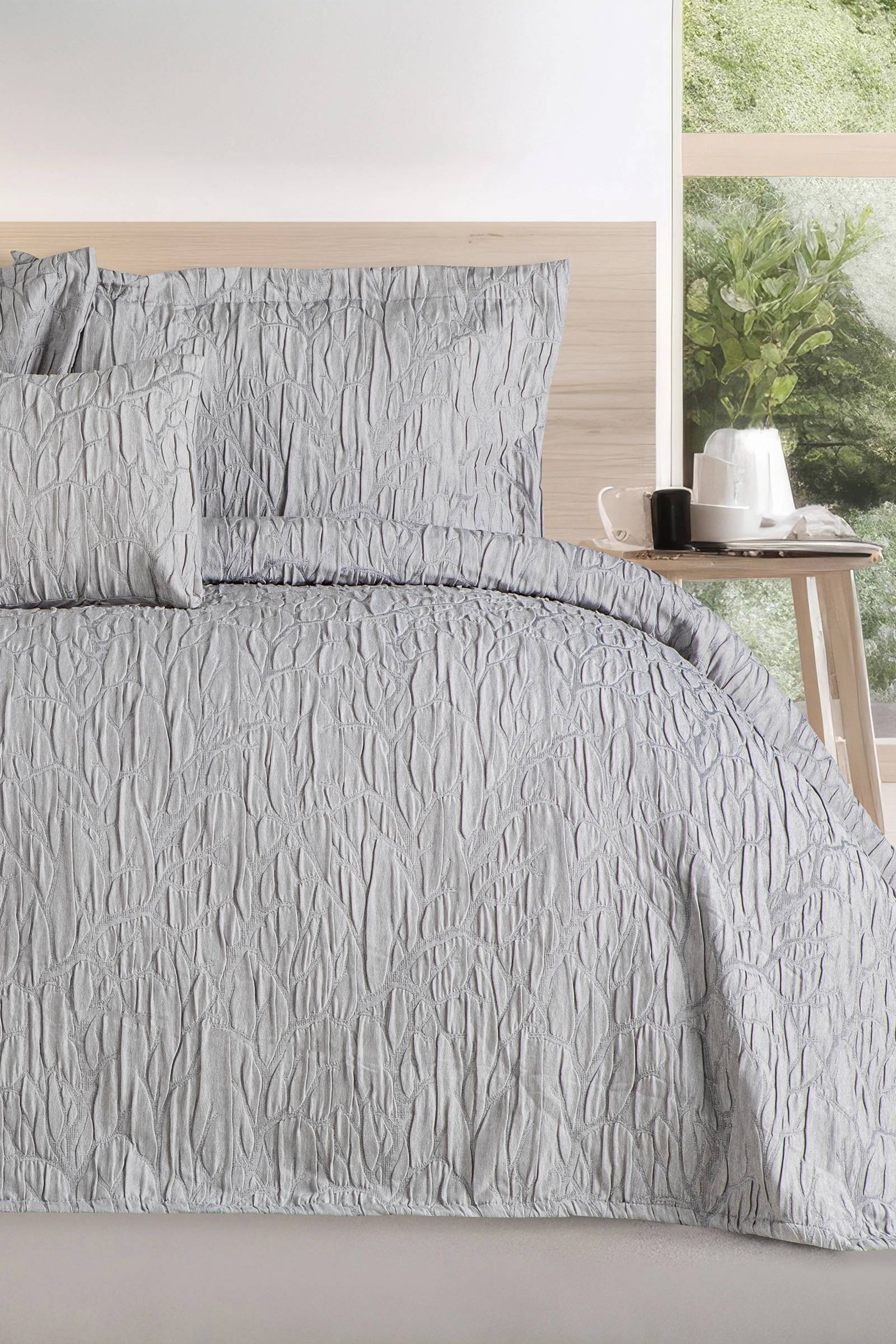 Özdilek Nirvana Çift Kişilik Yatak Örtüsü(Gri) thumbnail