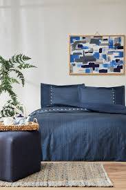 Özdilek Oregon King Size Lastikli Çarşaf Denim Nevresim Takımı