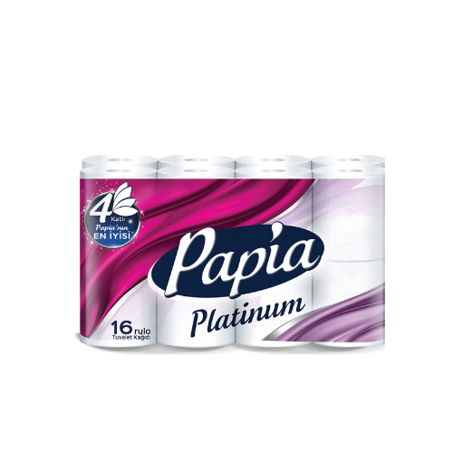 Papia Platinum 4 Katlı Tuvalet Kağıdı 16'lı