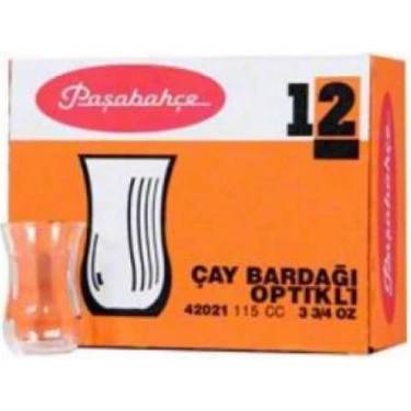 Paşabahçe Optikli Çay Bardağı 12'li - 115 cc