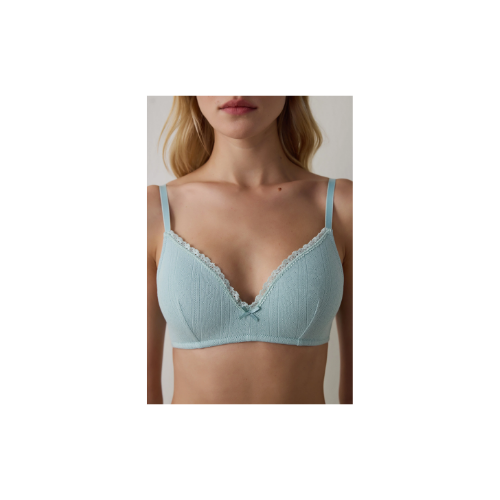 Penti Mint Yeşili Comfy Pointel Pamuklu Cosy Balensiz Sütyen