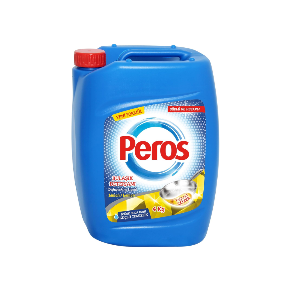 Peros Elde Yıkama Bulaşık Deterjanı Limon 3.88 L