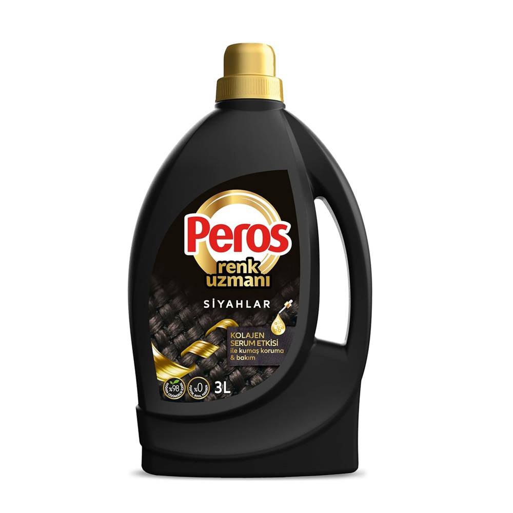 Peros Renk Uzmanı Siyahlılar Sıvı Bakım Deterajını 3000 ml