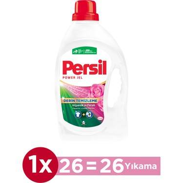 Persil Power Jel Derin Temizleme – Gülün Büyüsü 1690 ml (26 Yıkama)