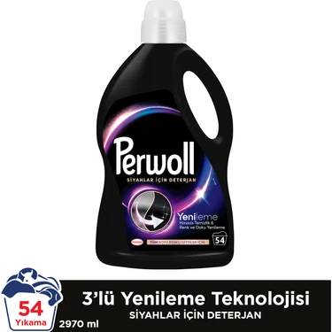 Perwoll Geliştirilmiş Siyah Sıvı Çamaşır Deterjanı 2970 ml