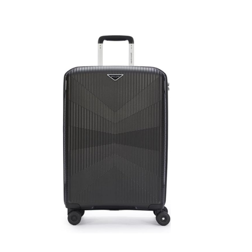 Pierre Cardin Unisex 04PC8009-02-S Tekerlekli Valiz  Siyah  Orta Boy