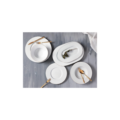 Porland Altın Yaldız 27 Parça 6 Kişilik Yemek Takımı