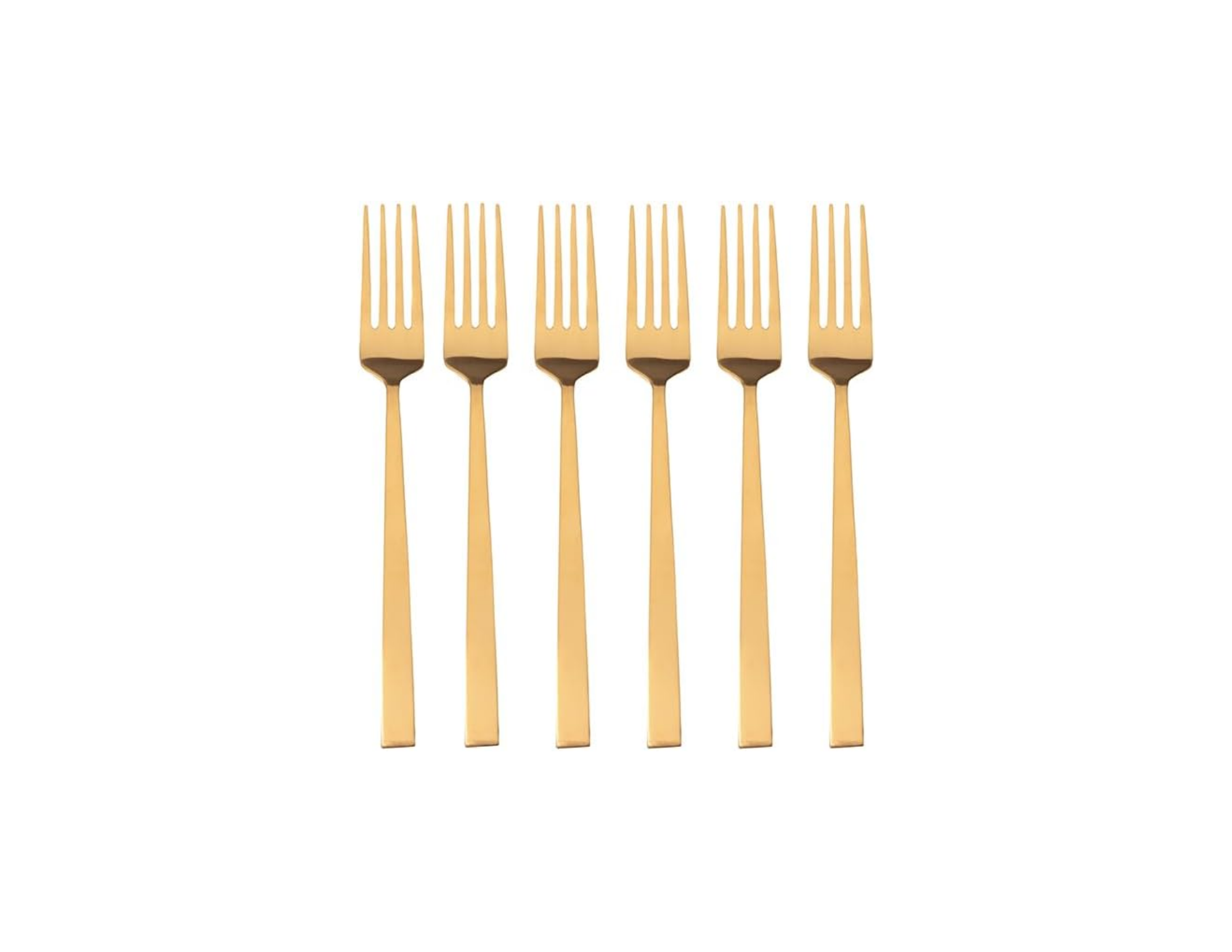 Porland Quantum Mat Altın Yemek Çatalı 20 cm 6 adet thumbnail