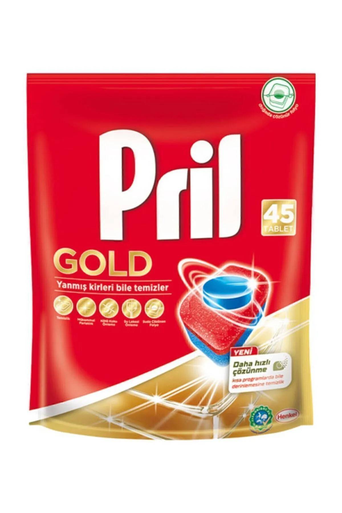 Pril Gold 45 Yıkama Bulaşık Makinesi Tableti - Ekonomik Temizlik thumbnail
