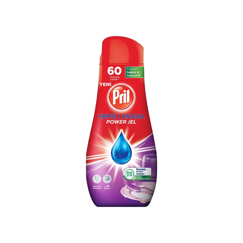 Pril Hepsi 1 Arada Jel Standart 60 Yıkama Bulaşık Deterjanı (1 x 1080g) thumbnail