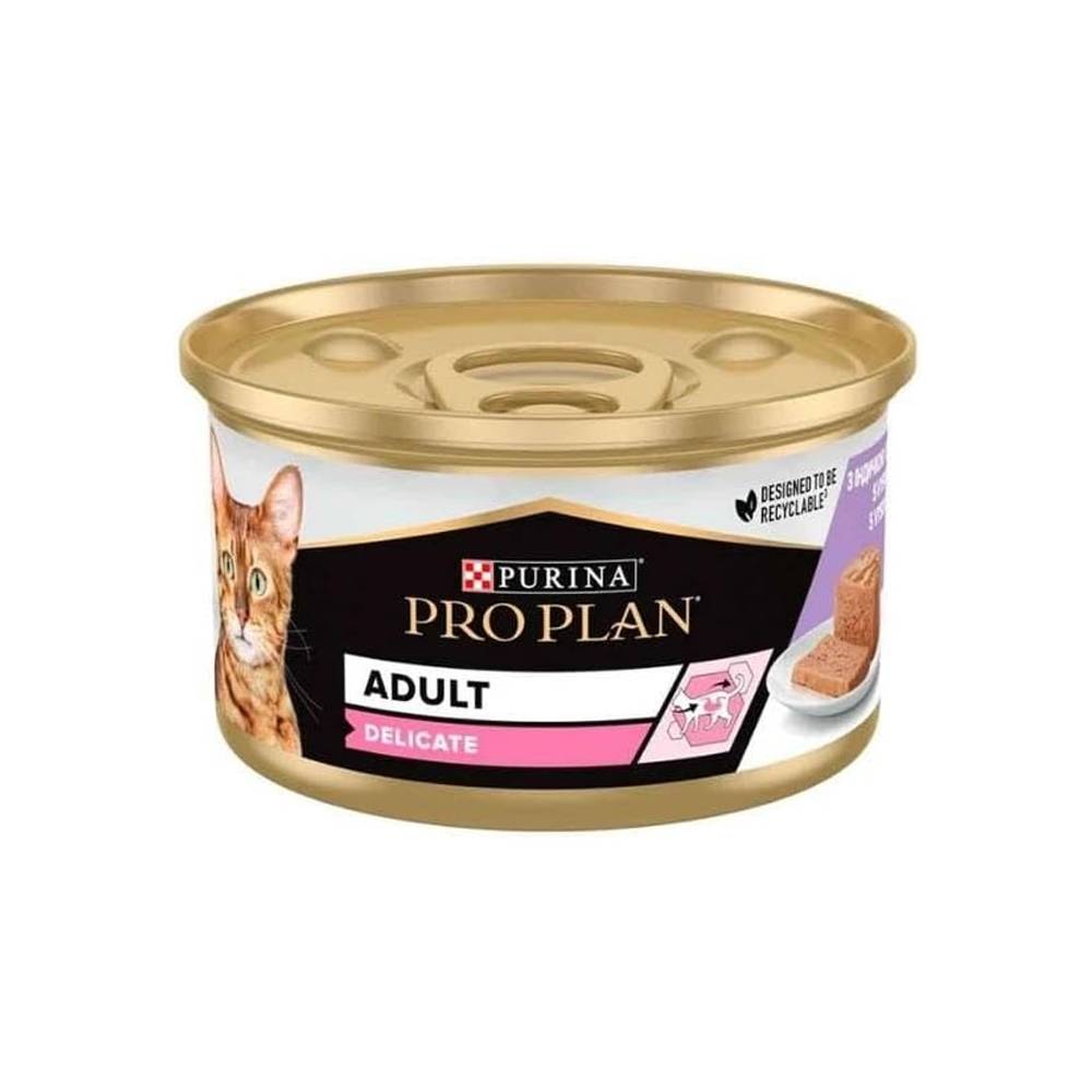 Pro Plan Delicate Kıyılmış Hindili Yaş Kedi Maması 85gr thumbnail