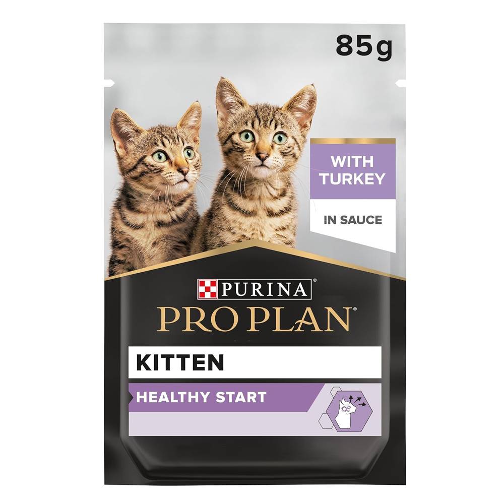 Pro Plan Yavru Kediler için Hindi Etli Yaş Mama 85 Gr x 10 Adet