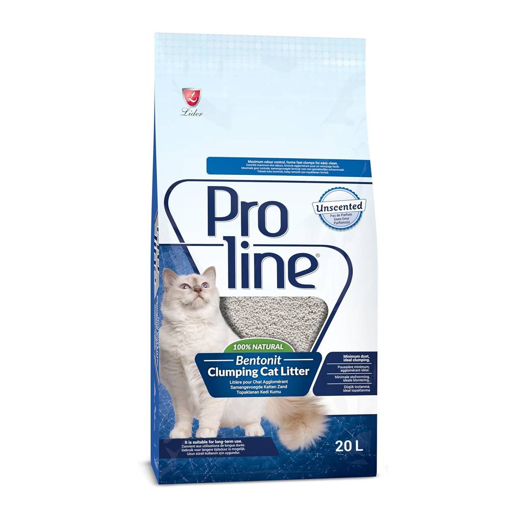 Proline Kokusuz Bentonit Kedi Kumu 20 L