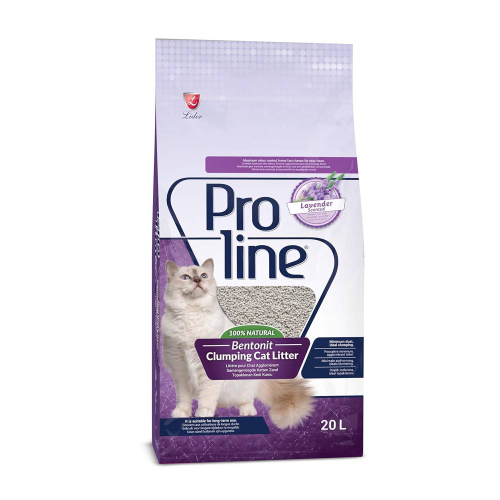 Proline Lavanta Kokulu Bentonit Kedi Kumu 20 L
