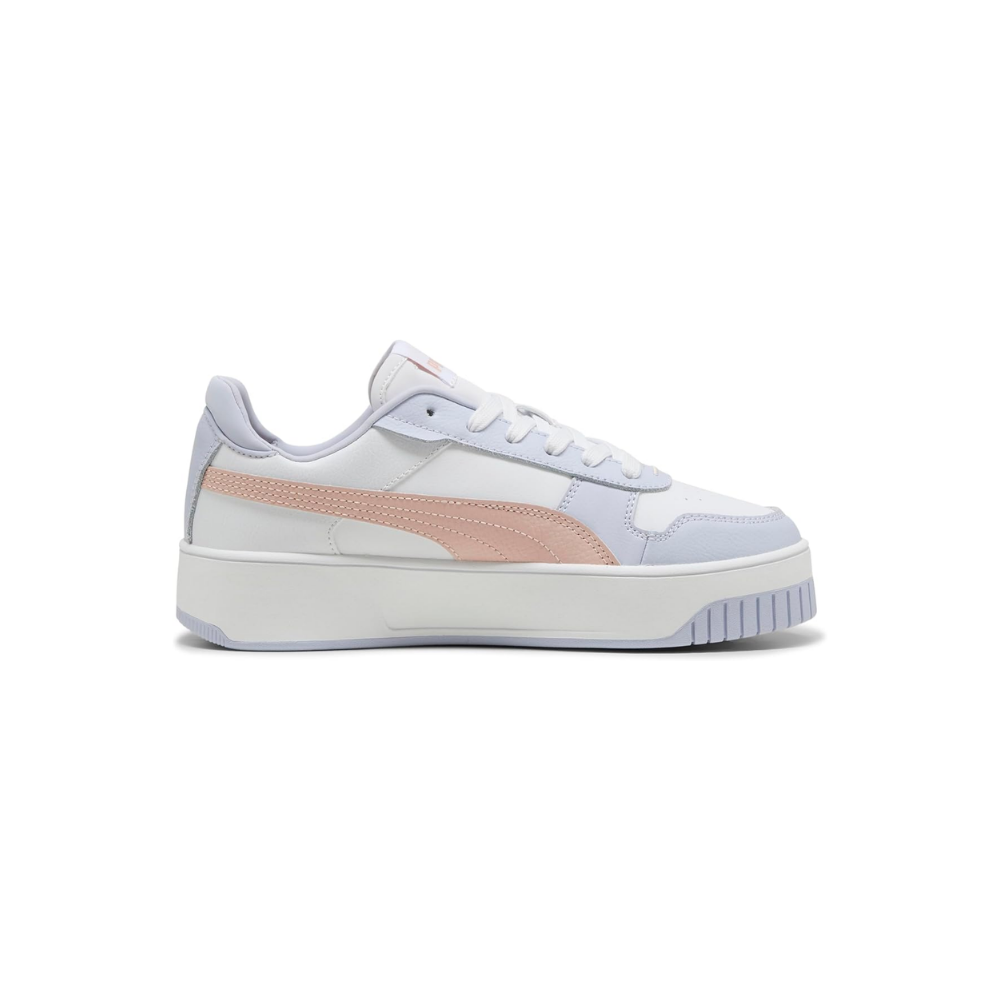 Puma Carina Street Spor Ayakkabı Kadın Beyaz - Mavi - Pembe thumbnail