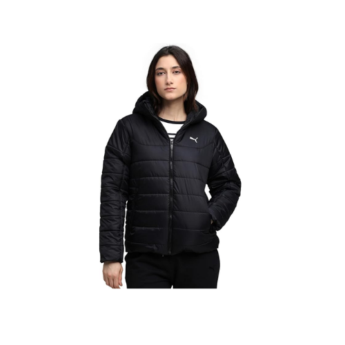 Puma Ess Hooded Padded Jacket Mont Kadın Siyah