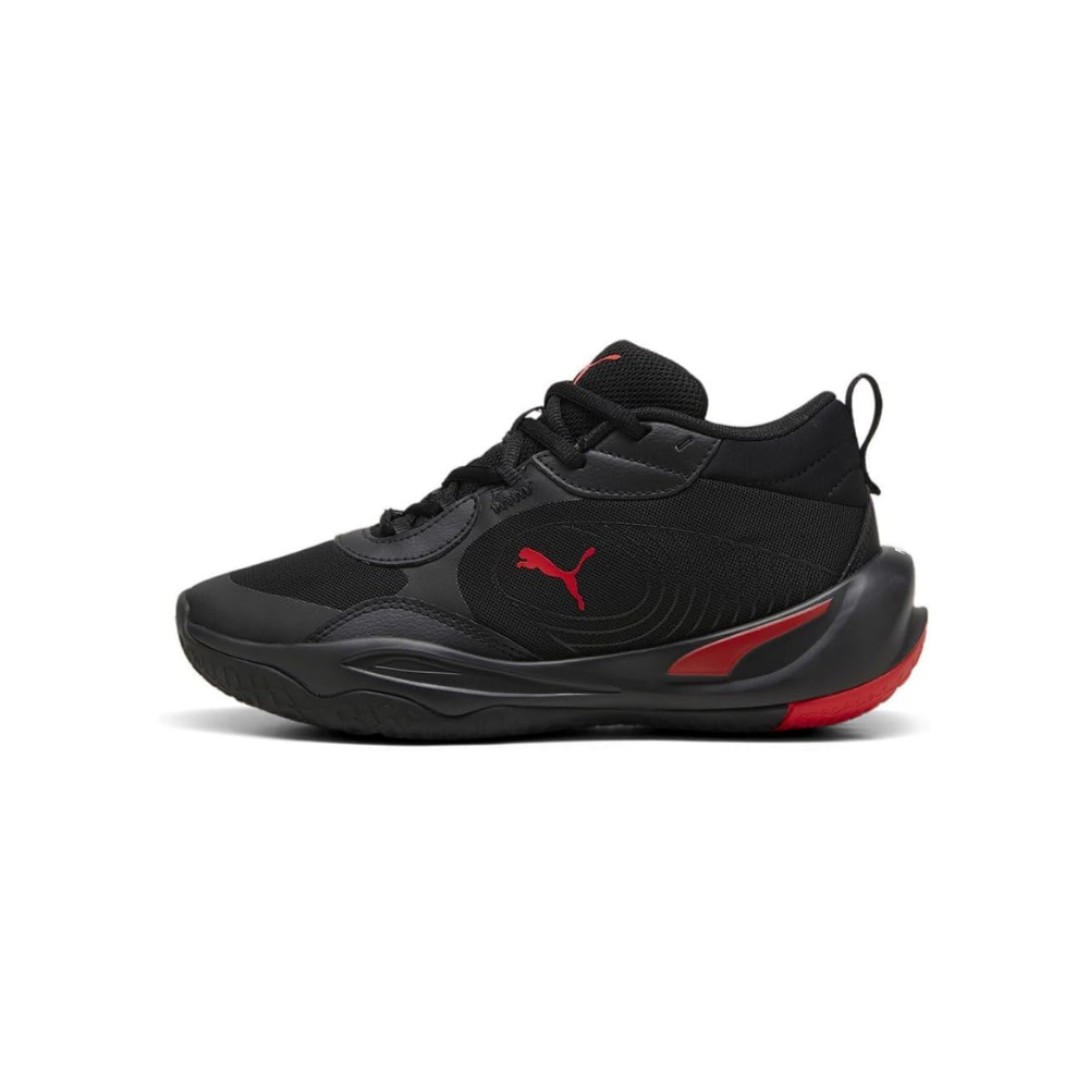 Puma Playmaker Pro JR Spor Ayakkabı Çocuk Unisex Siyah - Kırmızı thumbnail