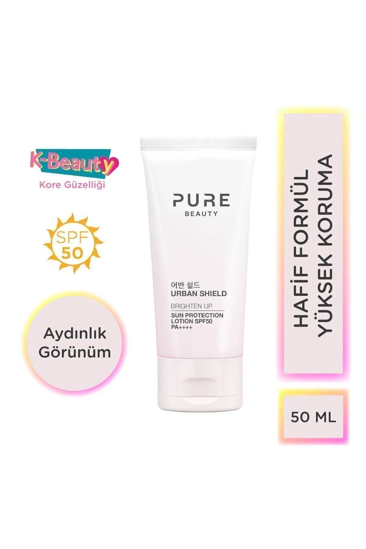 PURE BEAUTY Brighten Up Güneş Koruyucu Losyon 50 Spf 50 ml