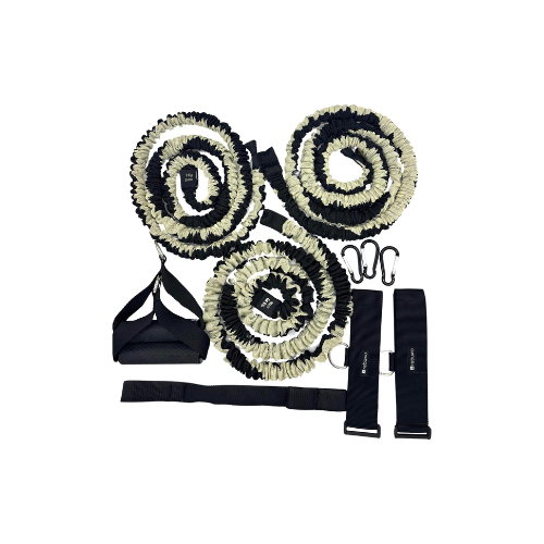 Rebuwo 3X Pro Direnç Egzersiz Seti  Tüm Vücut Antrenman Aleti | Taşınabilir Fitness Üst & Alt Vücut Çalıştırma Aparatı