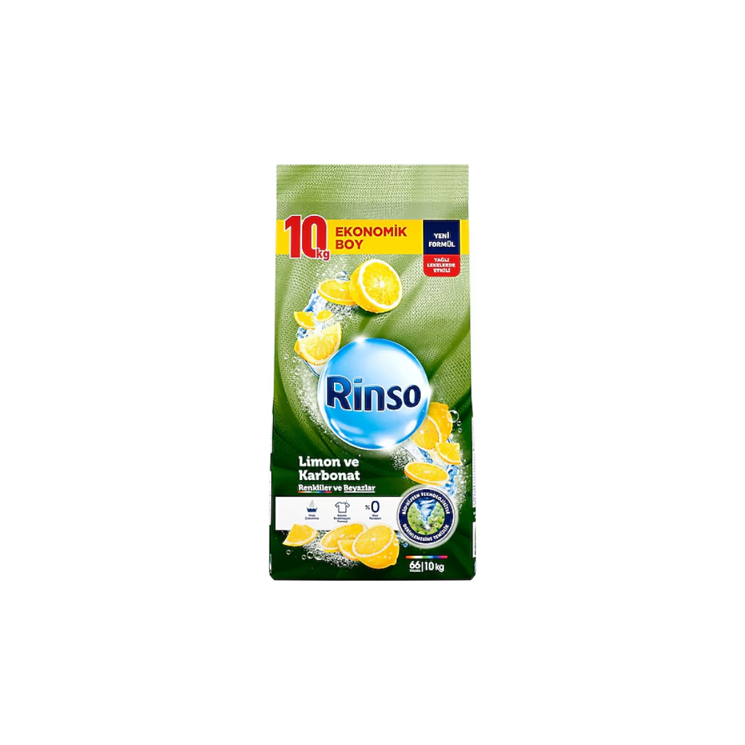 Rinso Limon ve Karbonat 10 kg Toz Deterjan