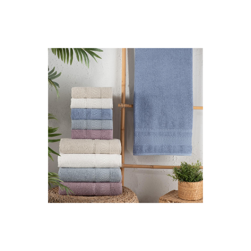 Schafer Home Arya Havlu 70x140-İndigo