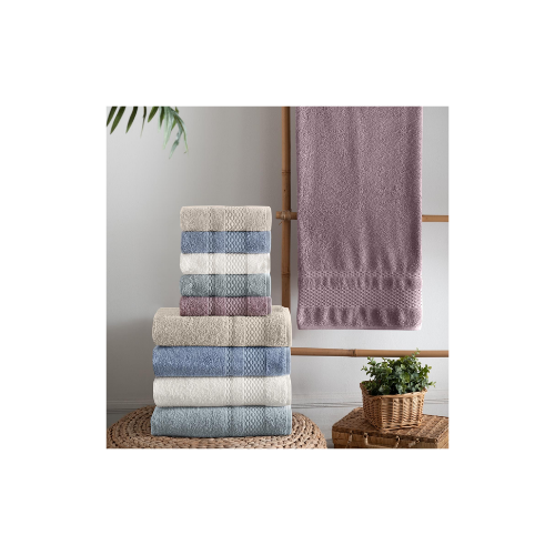 Schafer Home Arya Havlu 70x140 -Mor thumbnail