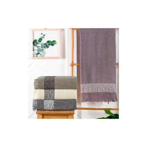 Schafer Home Crepe Armürlü Havlu 70x140 Cm-Lavanta