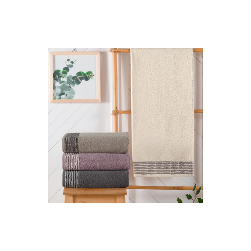 Schafer Home Line Armürlü Havlu 50x90 Cm-Krem