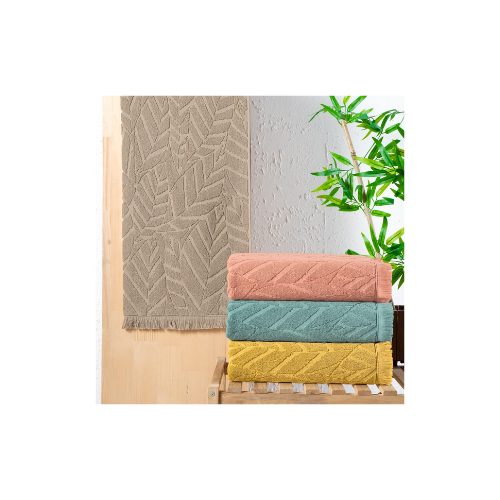 Schafer Home Modern Jakarlı Havlu 50x90 Cm-Bej