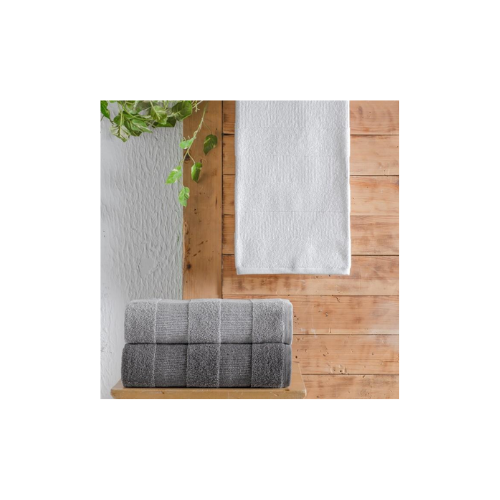 Schafer Home Solid Jakarlı Havlu 50x90-Beyaz