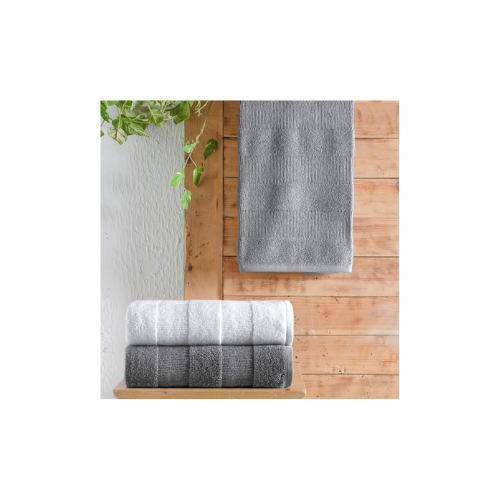 Schafer Home Solid Jakarlı Havlu 70x140-Gri