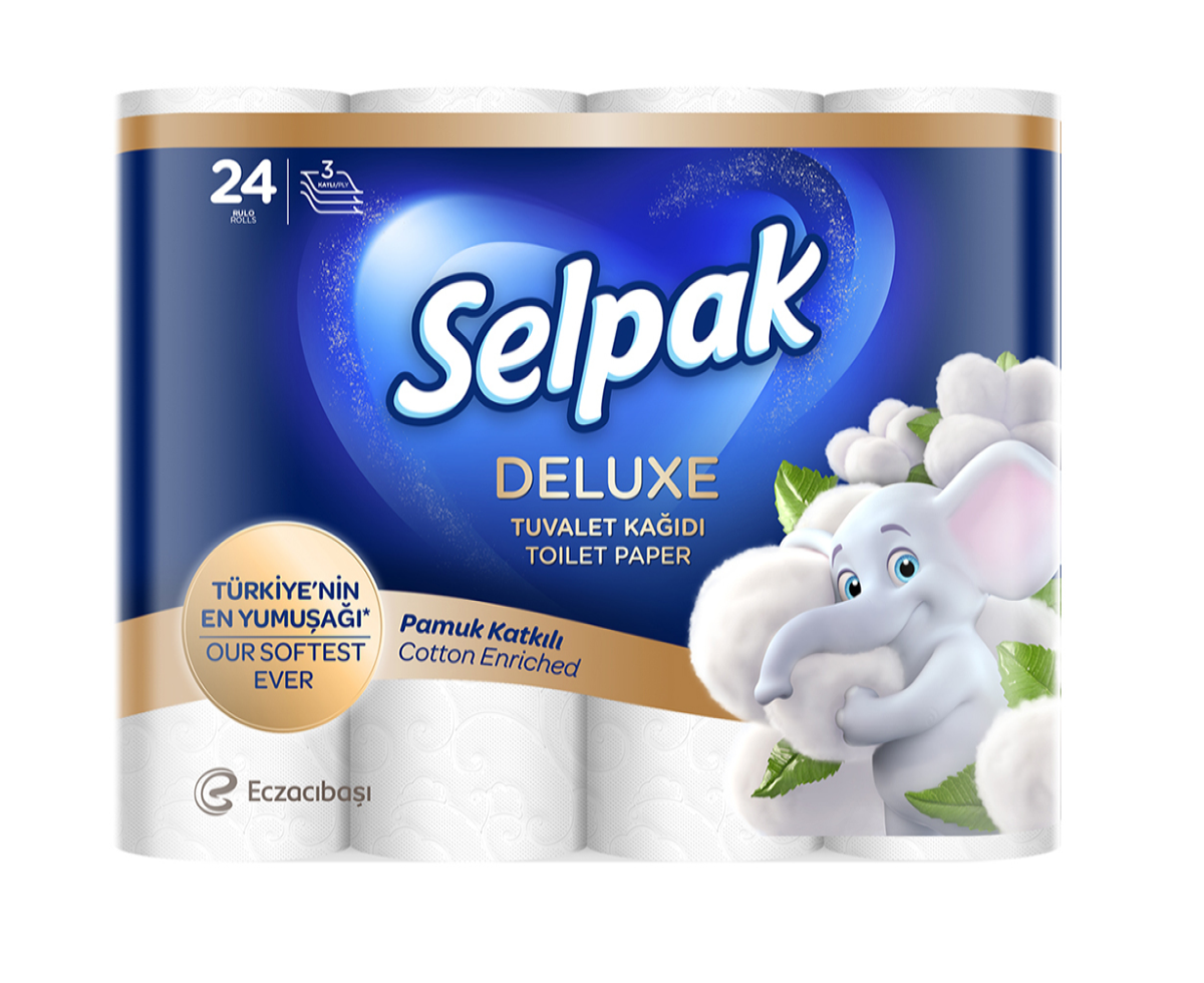 Selpak Deluxe Tuvalet Kağıdı 24'lü thumbnail