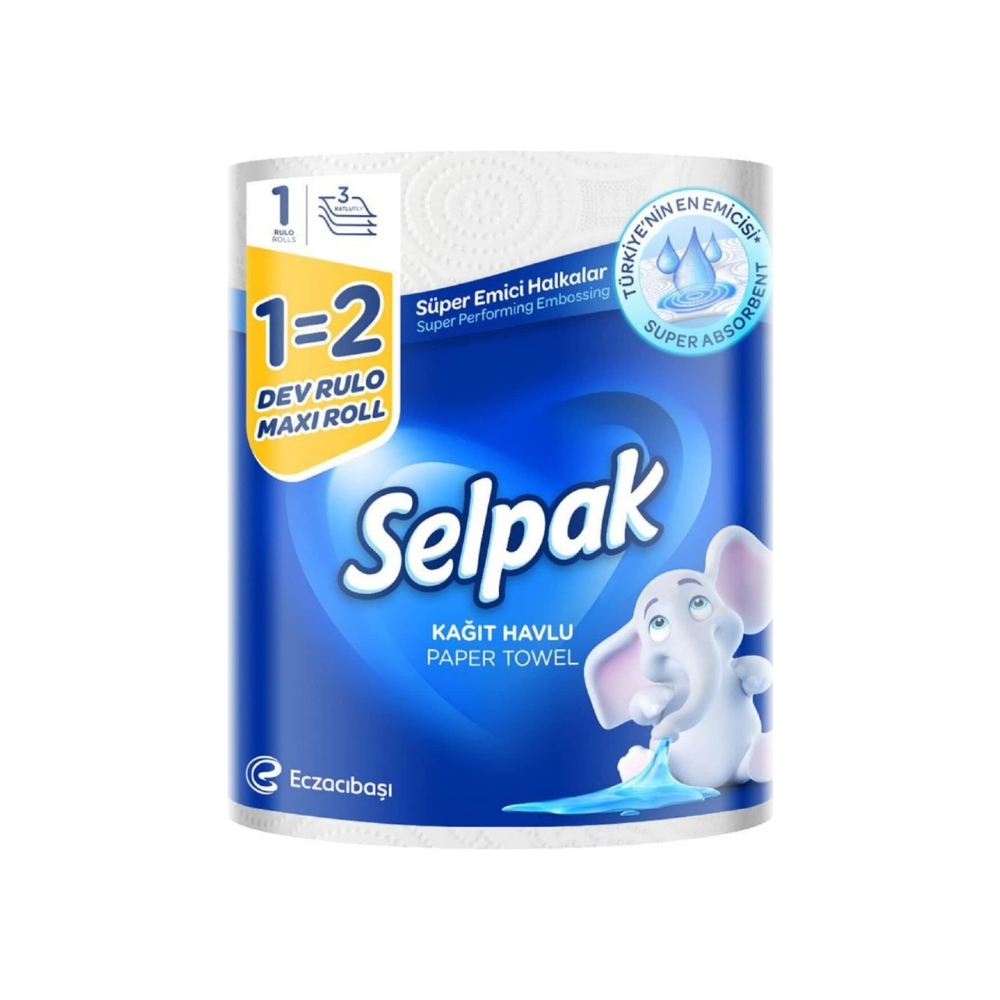 Selpak Kağıt Havlu Dev Rulo 1=2