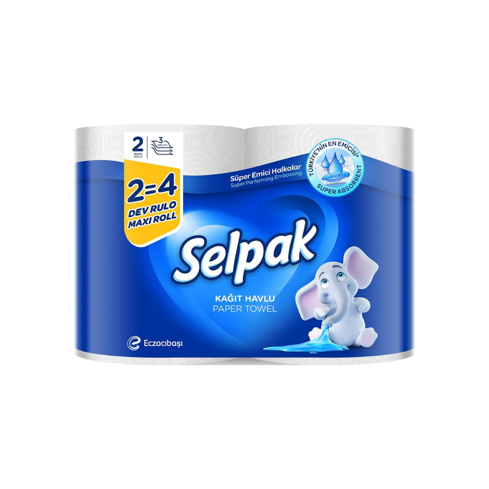 Selpak Kağıt Havlu Dev Rulo 2=4