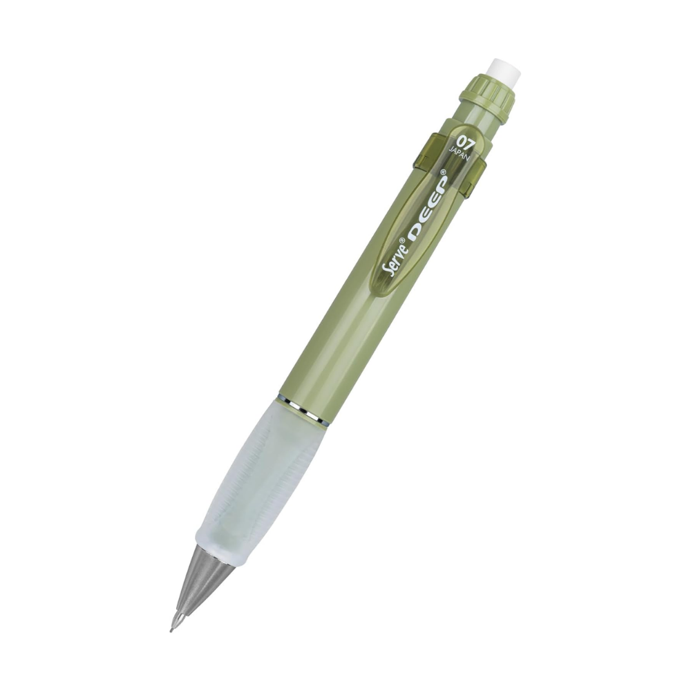 SERVE DEEP MEKANIK KURSUN KALEM 07MM YAPRAK YESILI