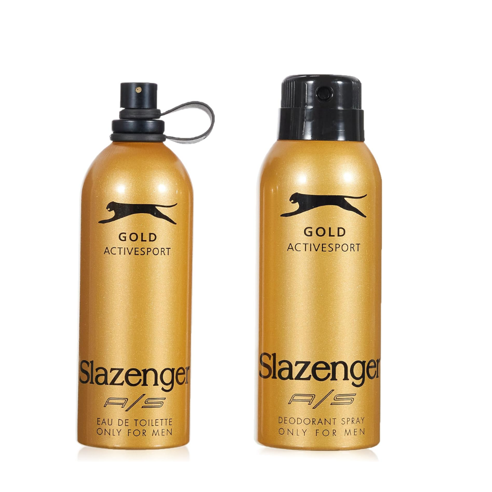 Slazenger Active Sport Gold Eau de Toilette & Deodarant Set
