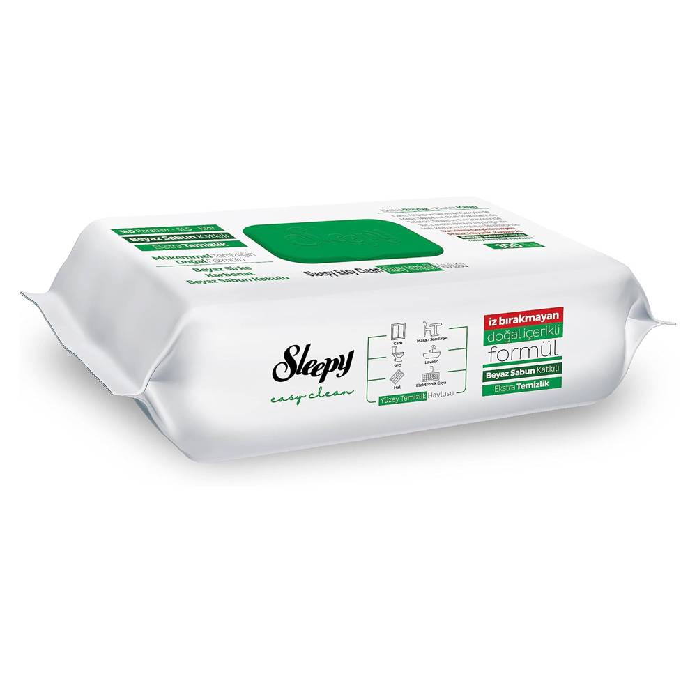 Sleepy Easy Clean Yüzey Temizlik Havlusu&Mendili 100 Yaprak