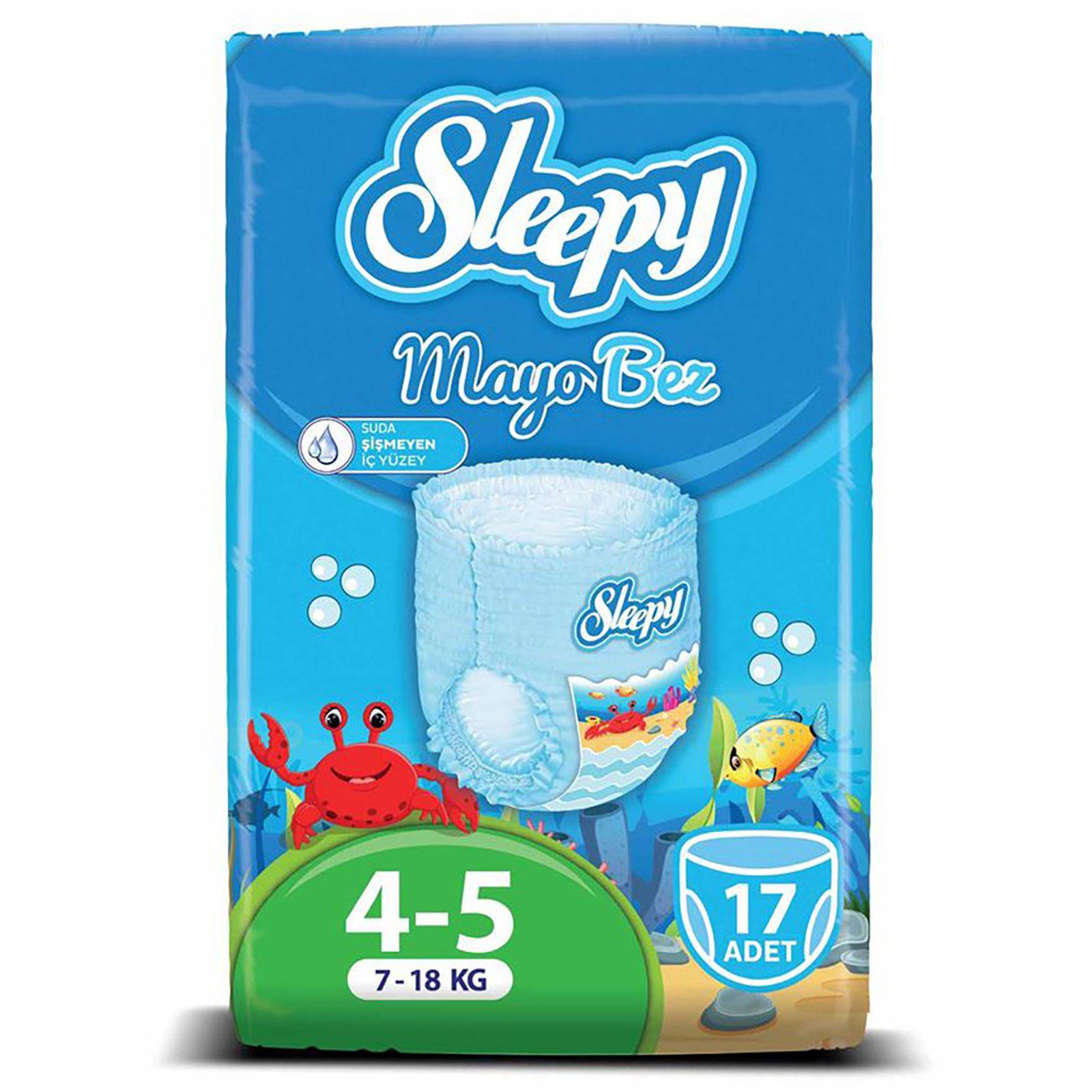 Sleepy Mayo Bez Junior 4-5 Beden 7-18 kg 17 Adet thumbnail