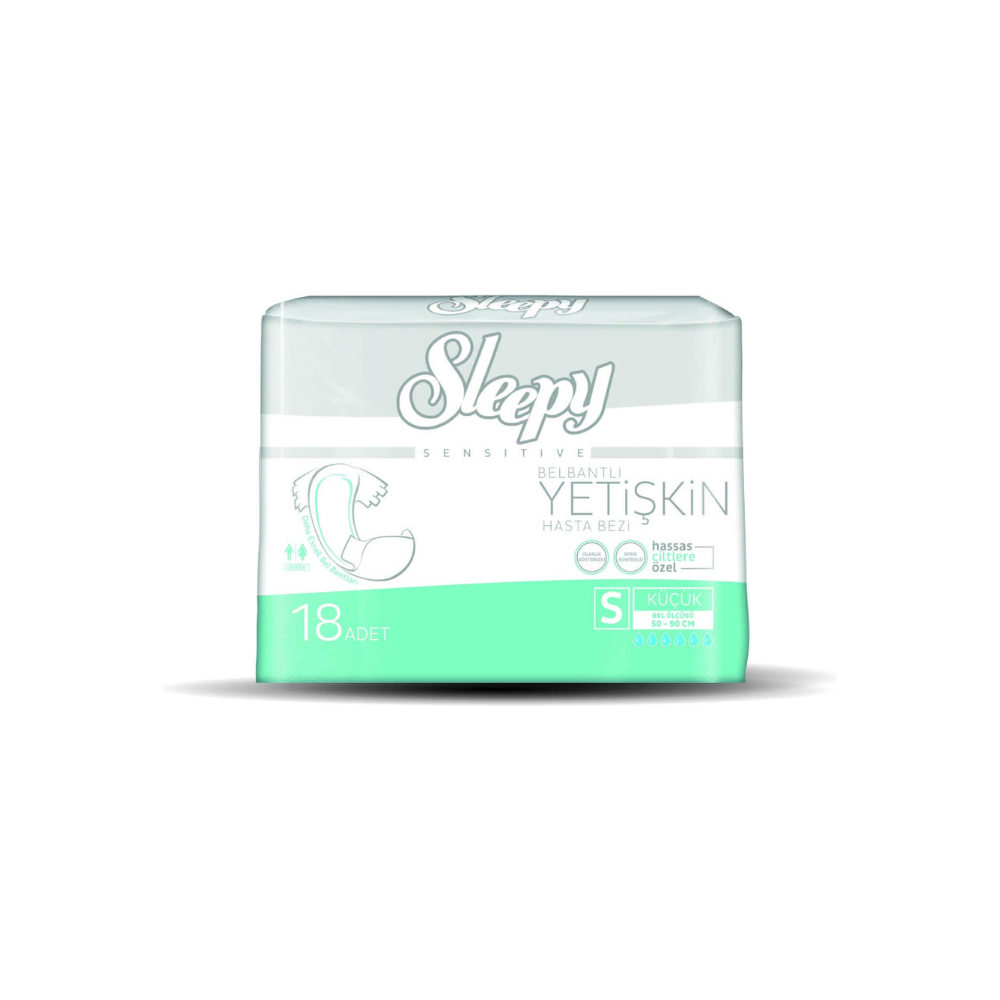 Sleepy S Küçük Bel Bantlı Yetişkin Bezi (1 x 18 Adet) thumbnail