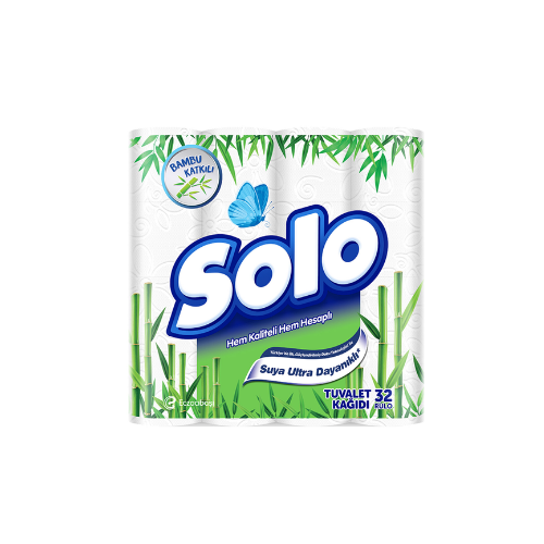 Solo Bambu Katkılı Tuvalet Kağıdı 32'li