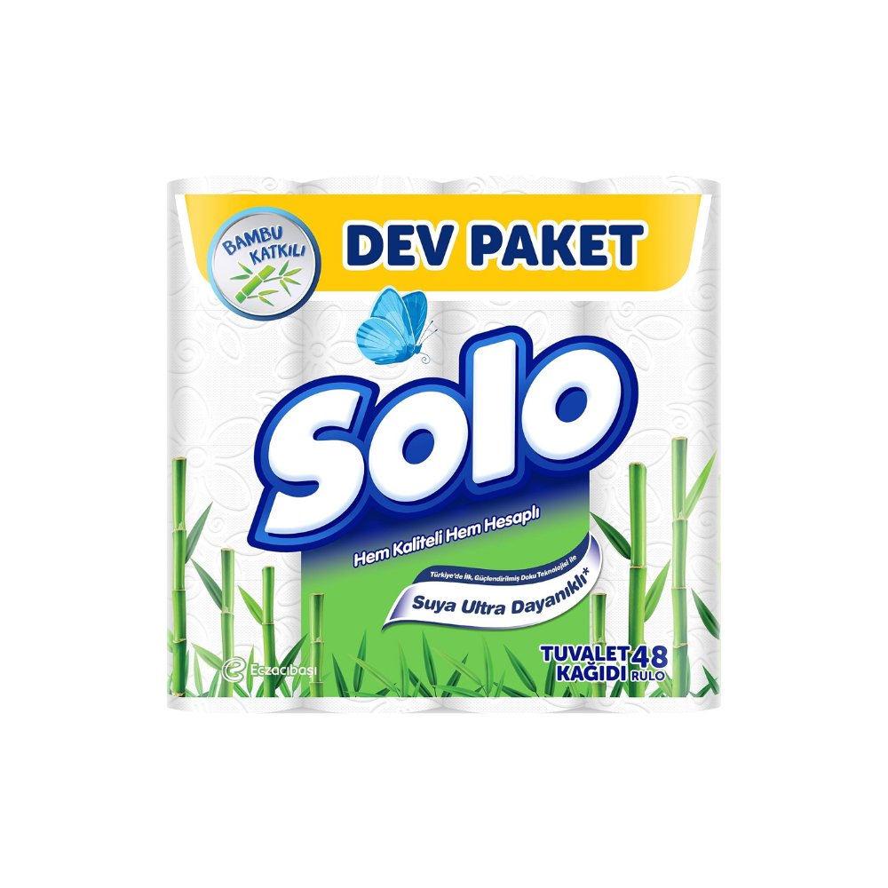 SOLO Tuvalet Kağıdı 48 li Bambu