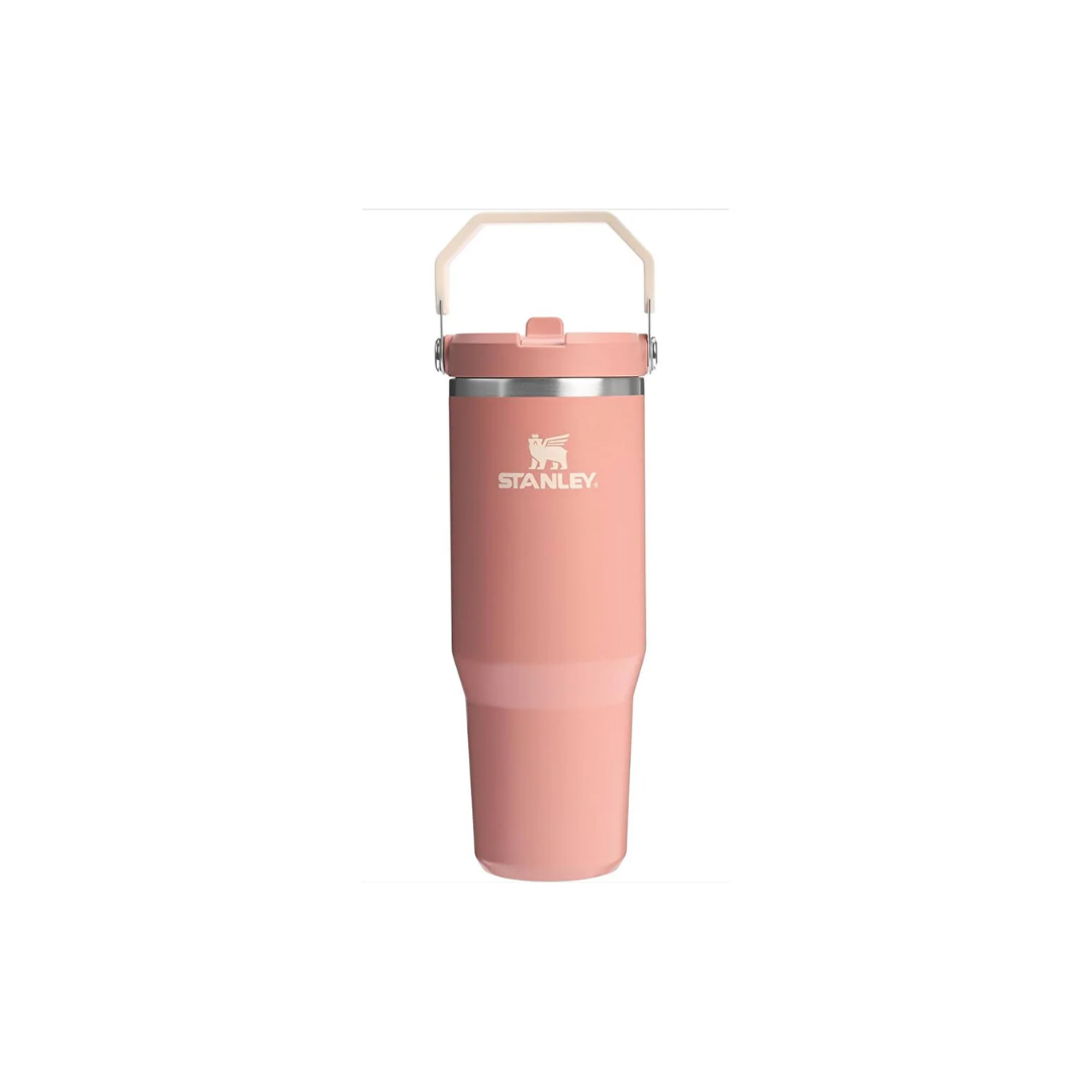 Stanley IceFlow Flip Straw Tumbler Pipetli Termos Bardak, Kiremit (Sienna), 0.89 Litre