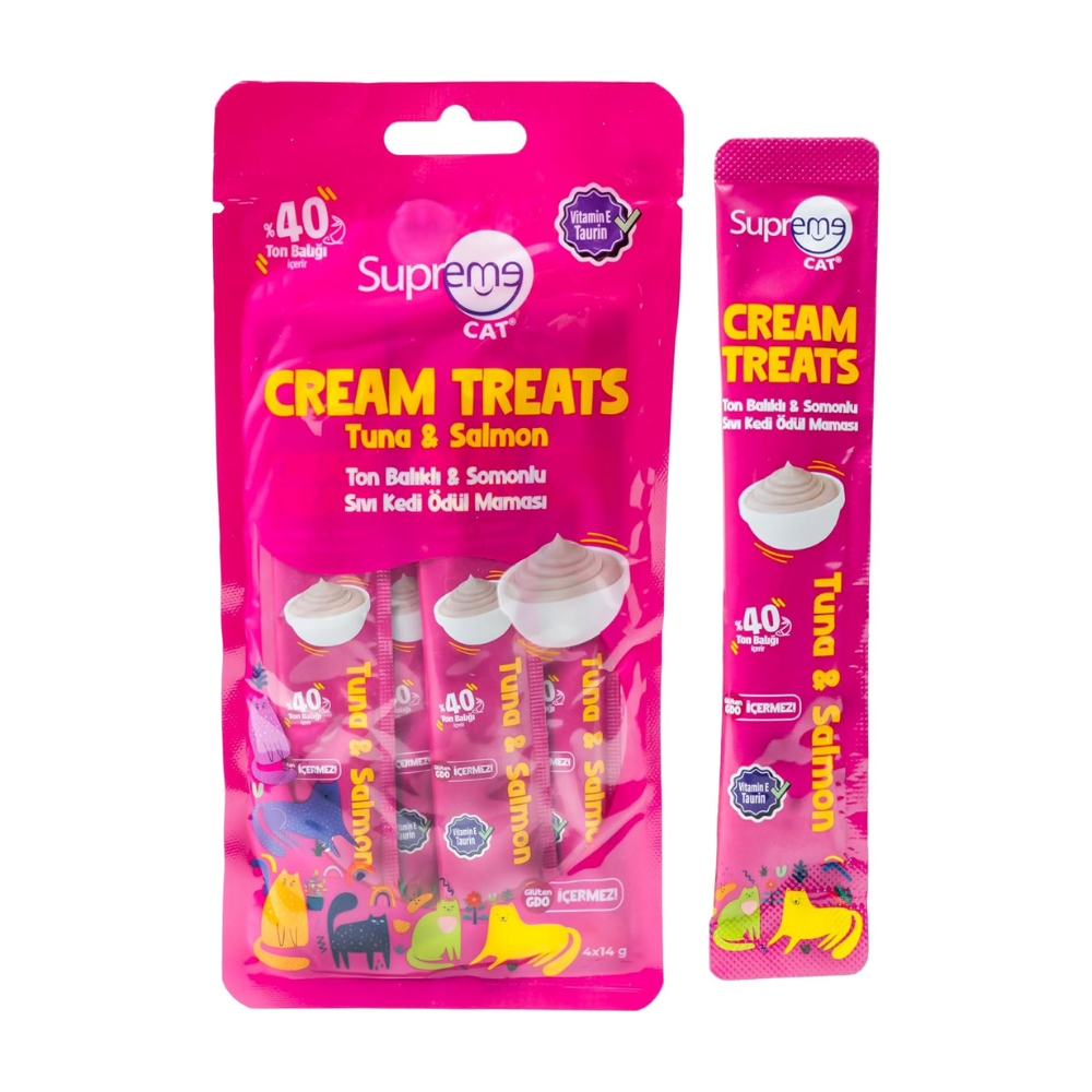 Supreme Cat Ton Balıklı & Somonlu Sıvı Ödül Maması