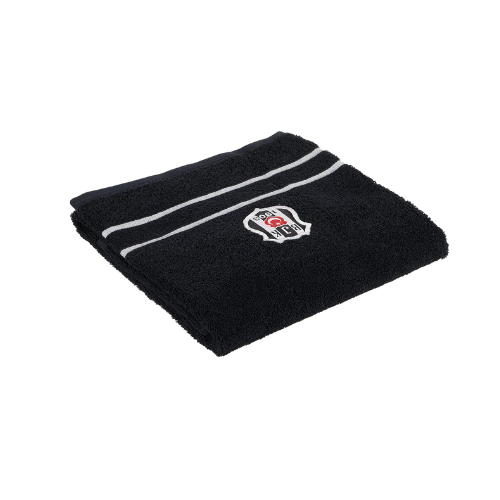 Taç Beşiktaş Arma Lisanslı Düz %100 Pamuk Yüz Havlusu 50x90 cm