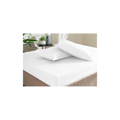 Taç Color Dreams Saten Çift Kişilik Çarşaf Seti Beyaz