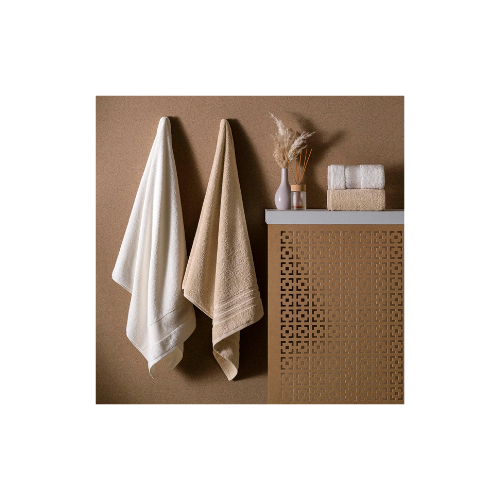 Taç Nova Pure Cotton Pamuk Hamam Seti Ekru Kum