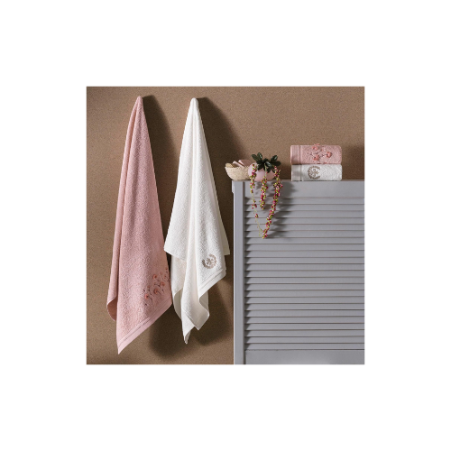 Taç Verve Pure Cotton Pamuk Hamam Seti Pudra Krem